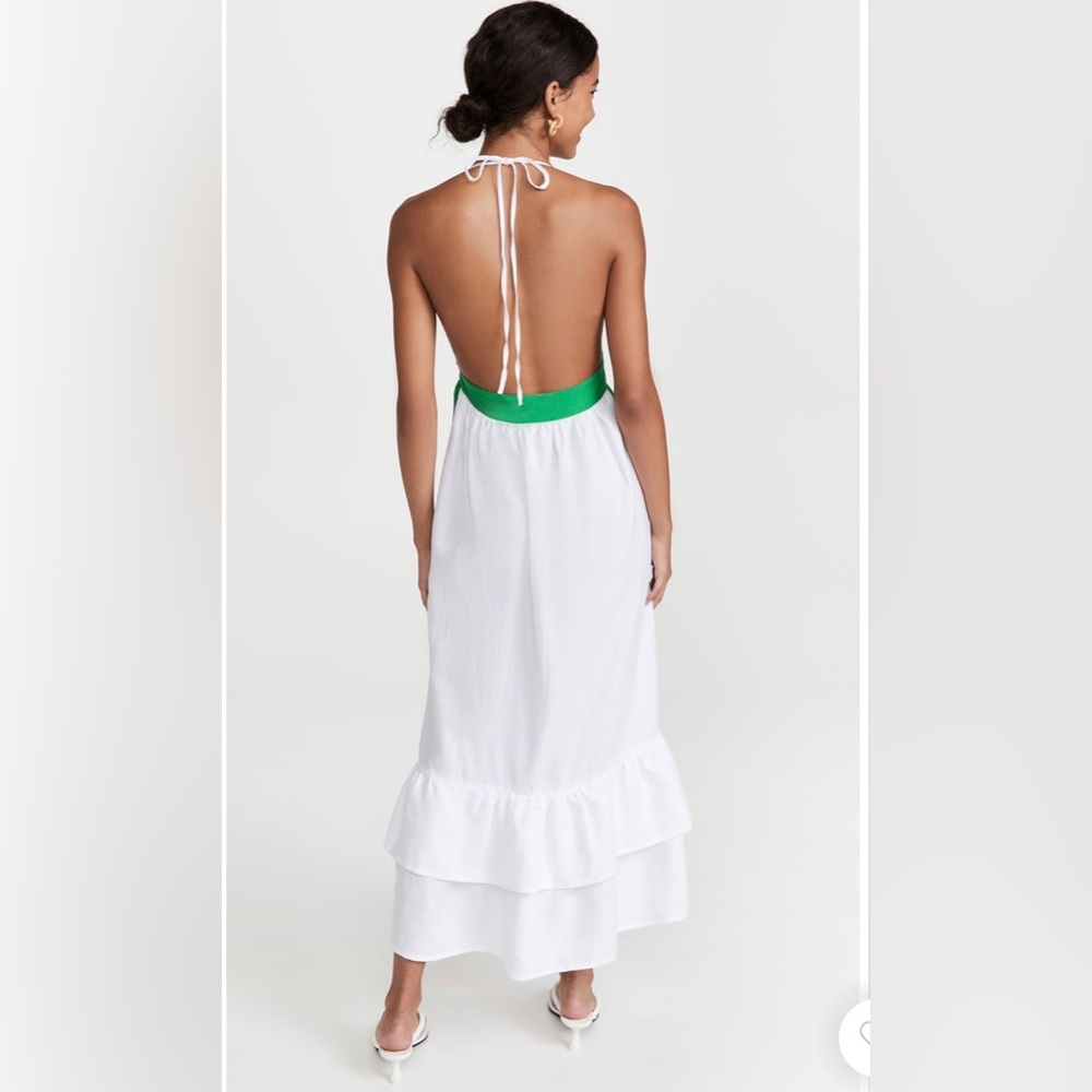 Fanm Mon Halter Embroidary dress S